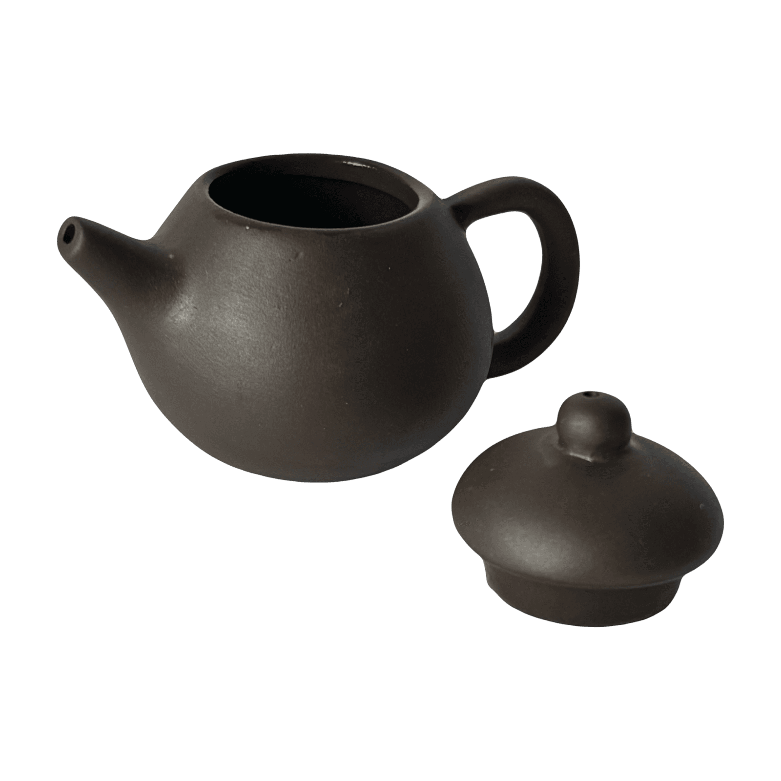 Mini Teapot 17ml - (purple clay)