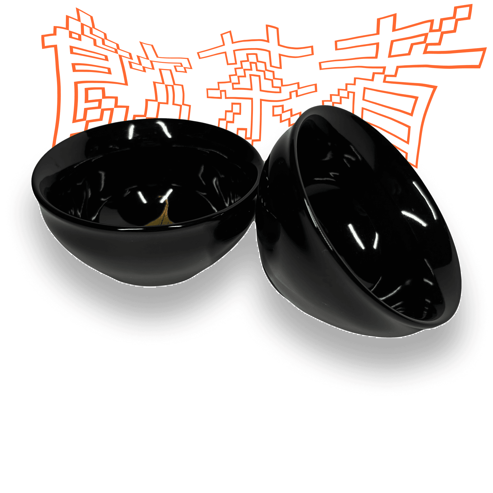 Handmade Ceramic Tea Bowls — Set of 2 (110 ml)