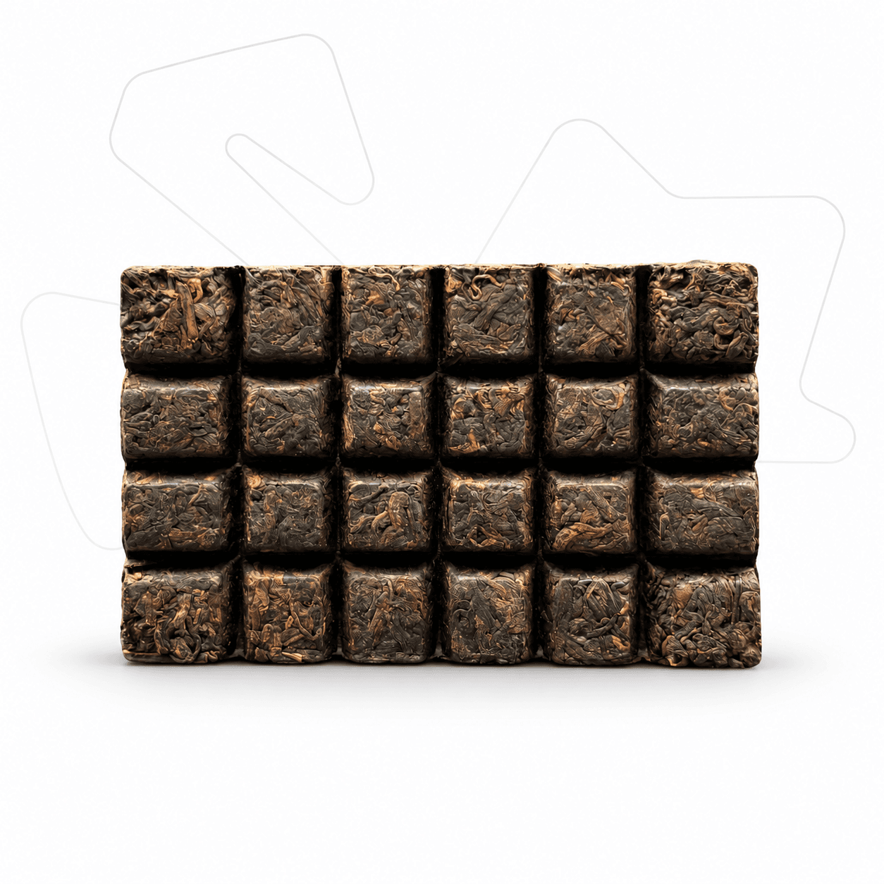 Bingdao-style Gold Brick Shu Pu-erh — Hand-Tear Cake