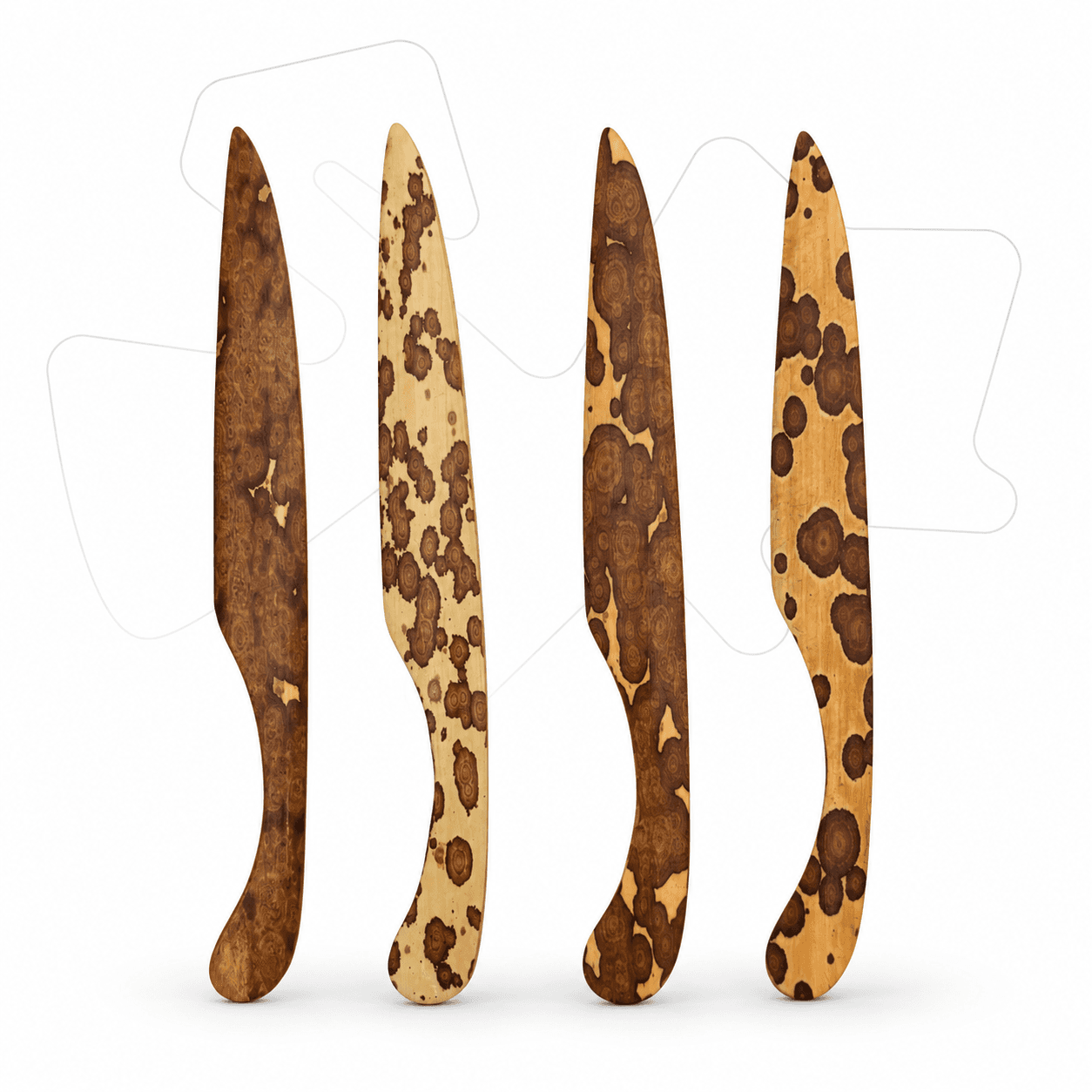 Anji Mottled Bamboo Tea Scoop