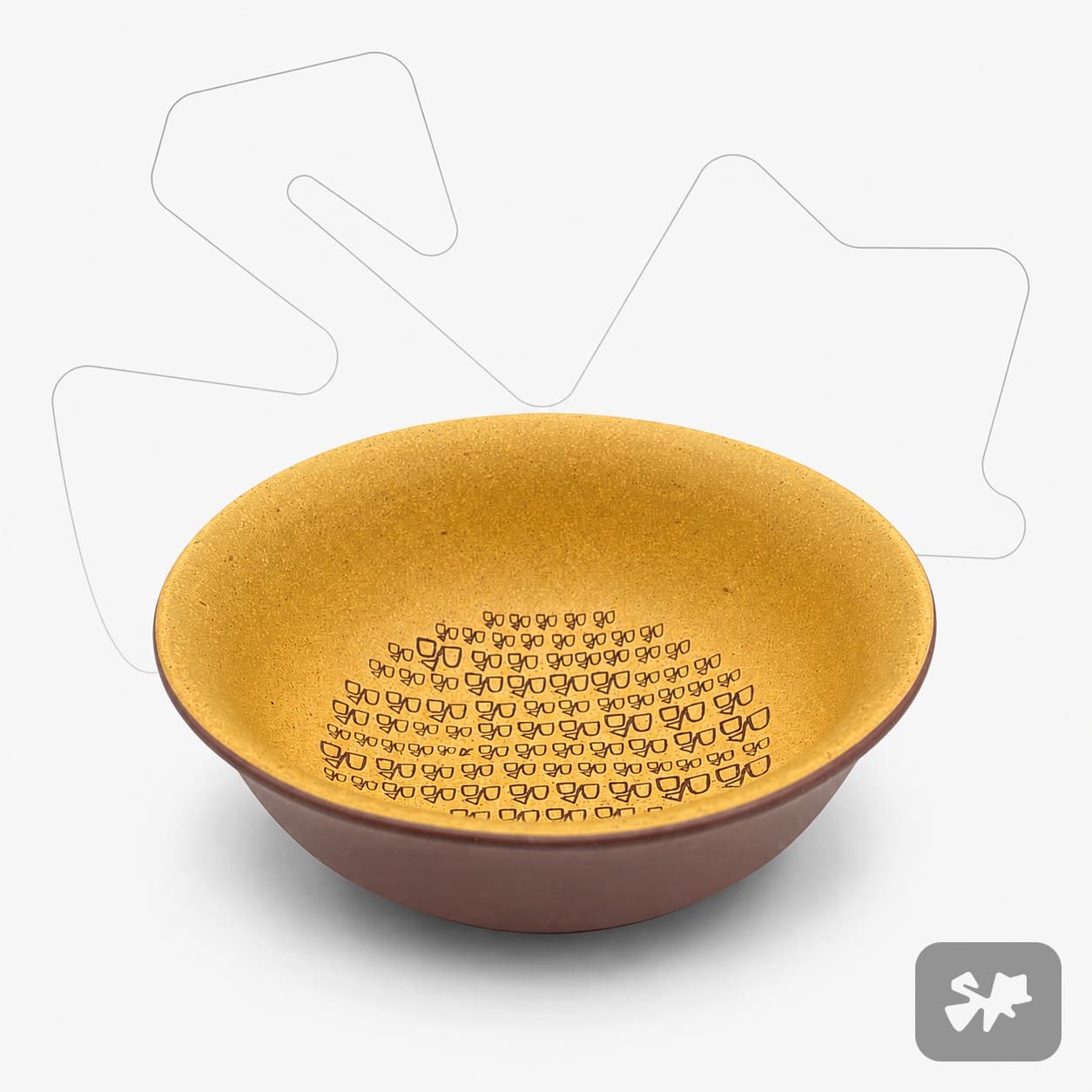 "Go Go" Yixing Zisha Master Tea Cup, 100 ml