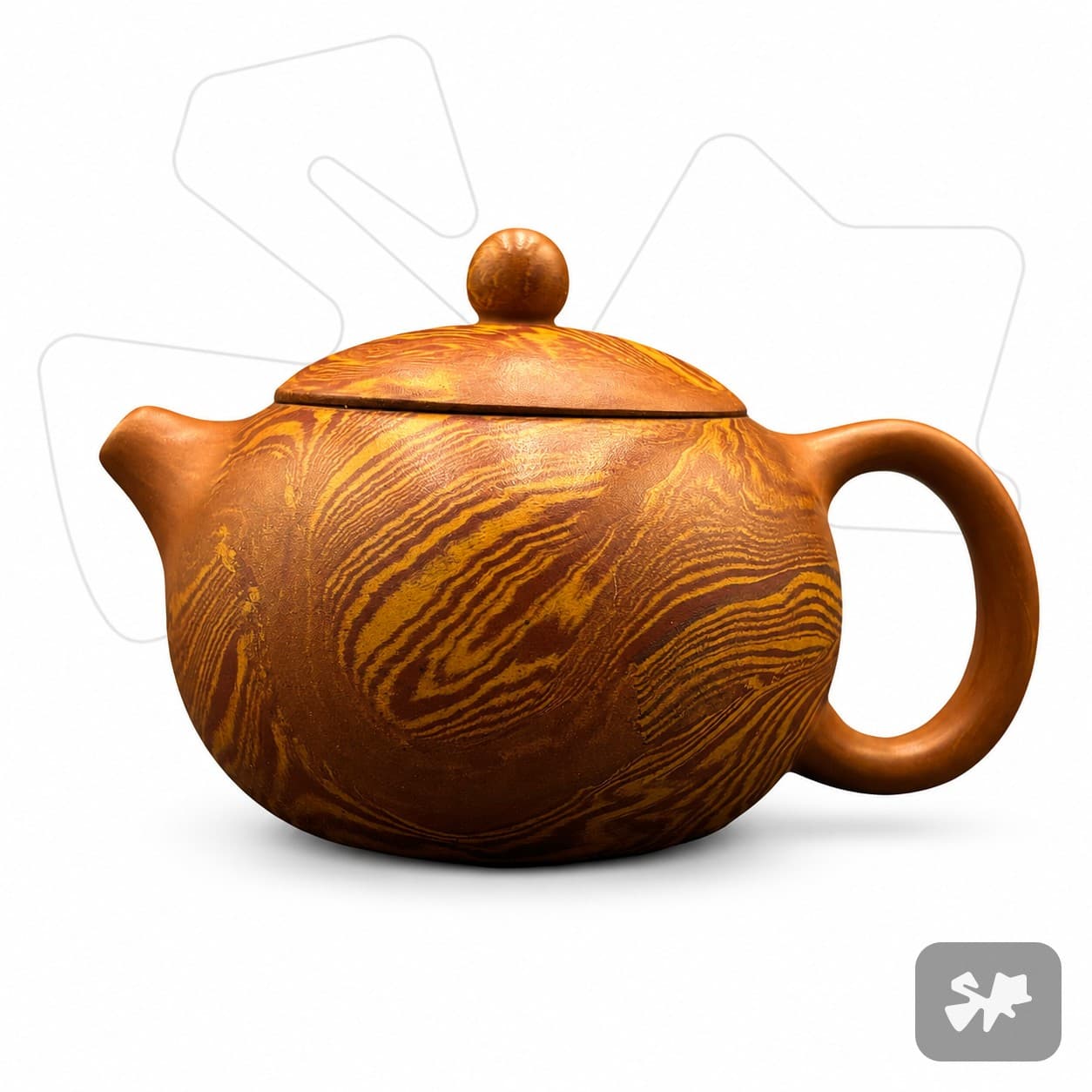 Wood Grain Xi Shi Yixing Teapot 225ml
