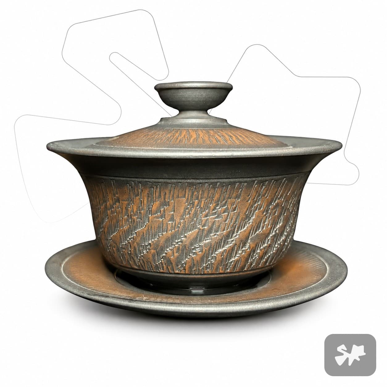 Jianshui Purple Pottery Gaiwan 150ml