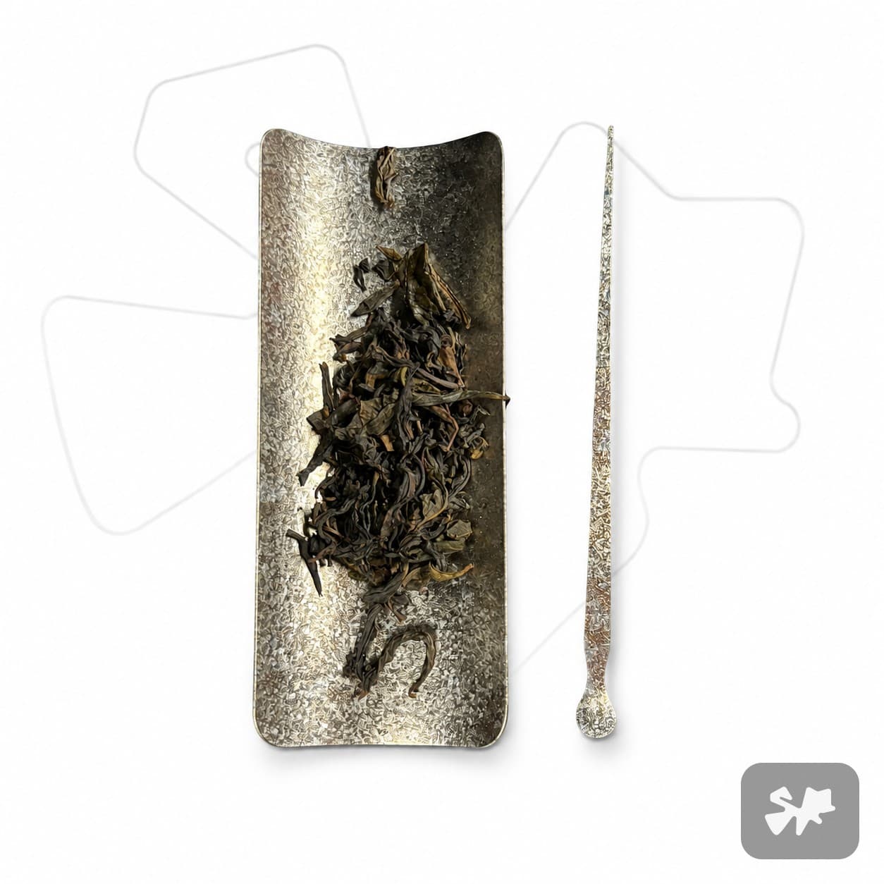 Ice Flower Titanium Tea Scoop Set