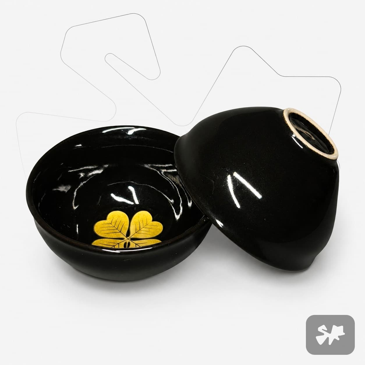Chinese Tea Bowl 110ml ( 2 pcs )