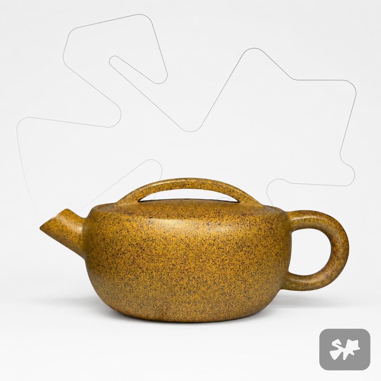 Purple Clay Teapot ( Dragon Bone )