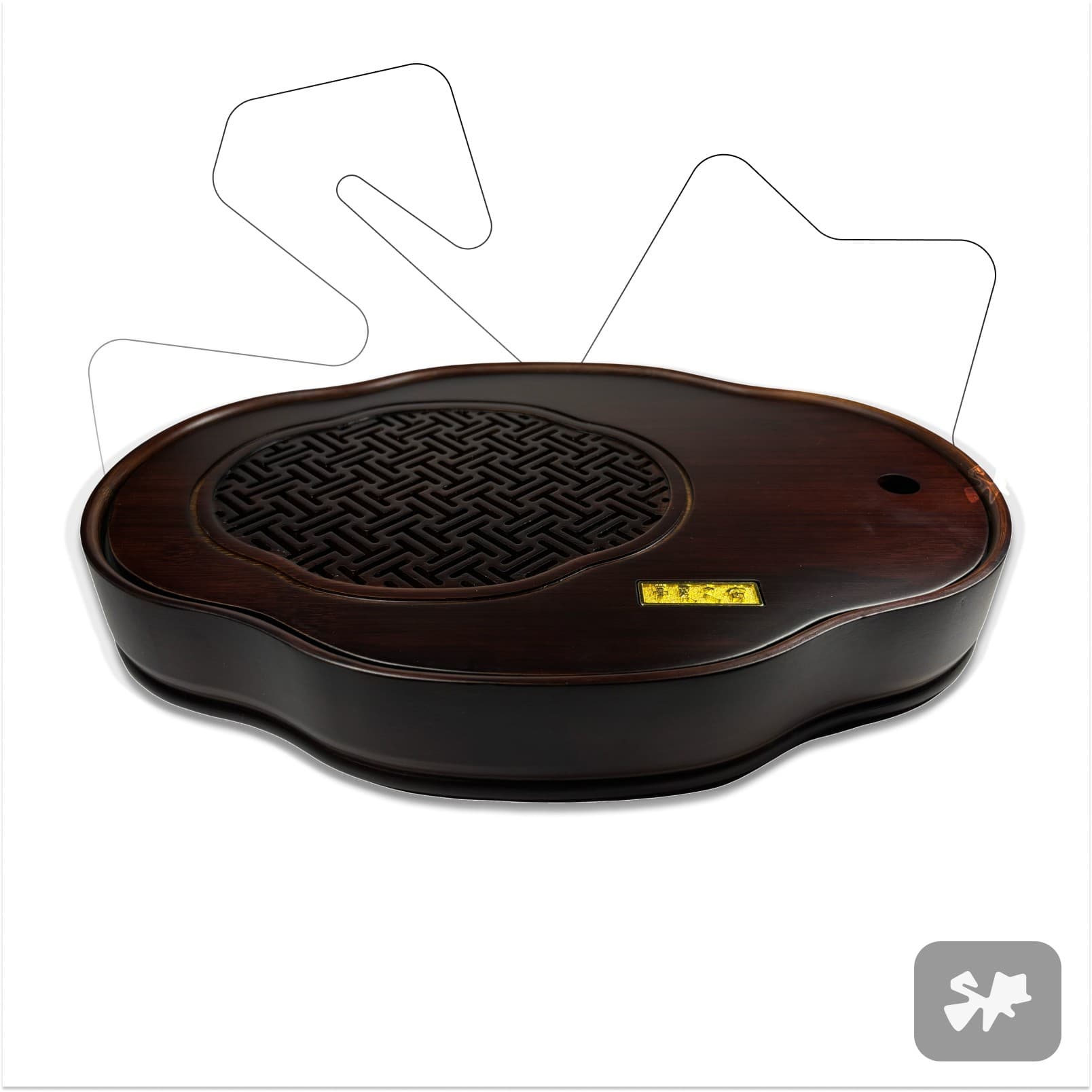 Tea Tray “Tuo Yang” — Bamboo Gongfu Cha Board